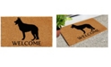 Home & More German Shepherd 17" x 29" Coir/Vinyl Doormat